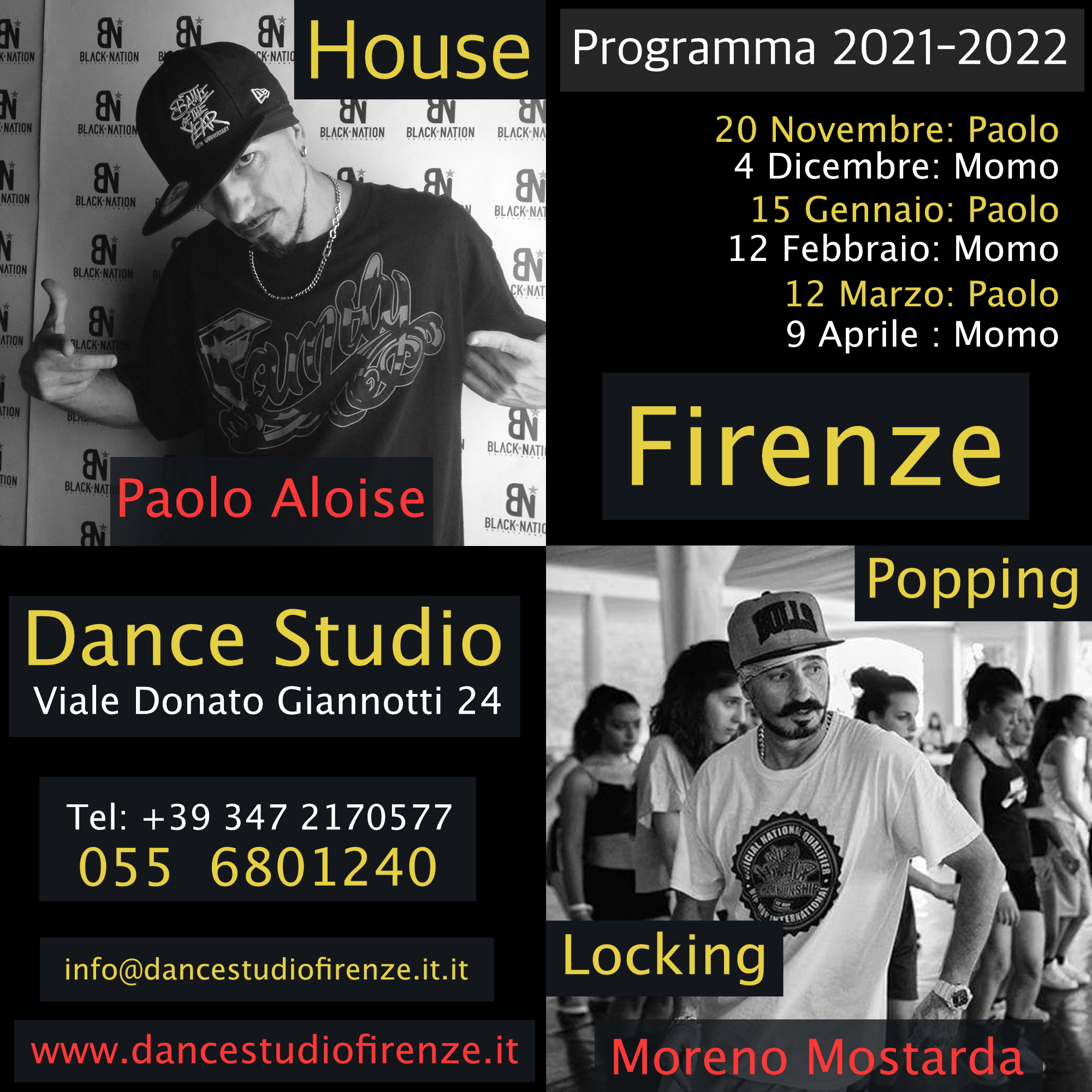 Stage Popping, Locking House con Paolo Aloise e Moreno Mostarda a Firenze